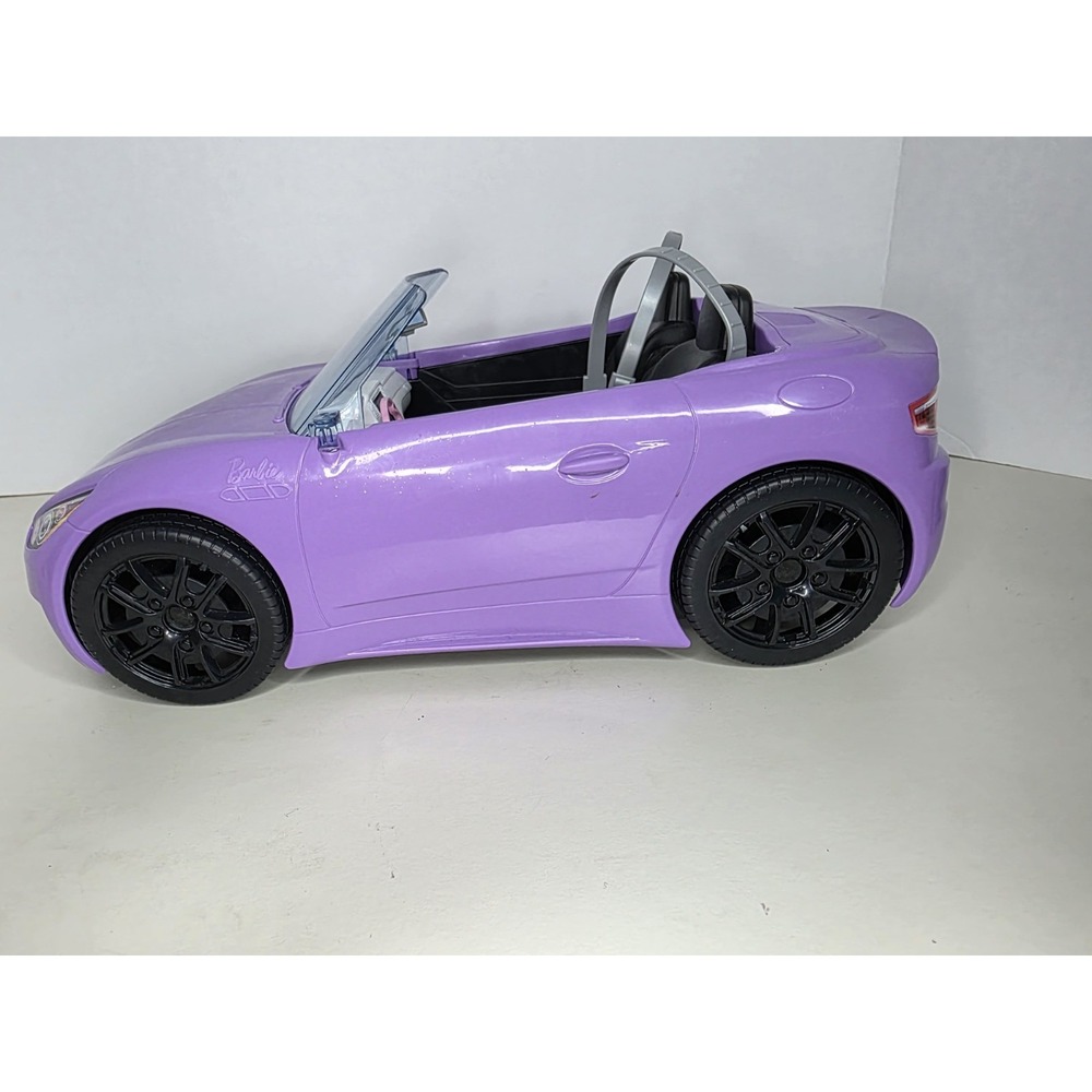 Mattel HBT92 Barbie Purple Convertible 2 Seater Sports Car - Picture 3 of 8